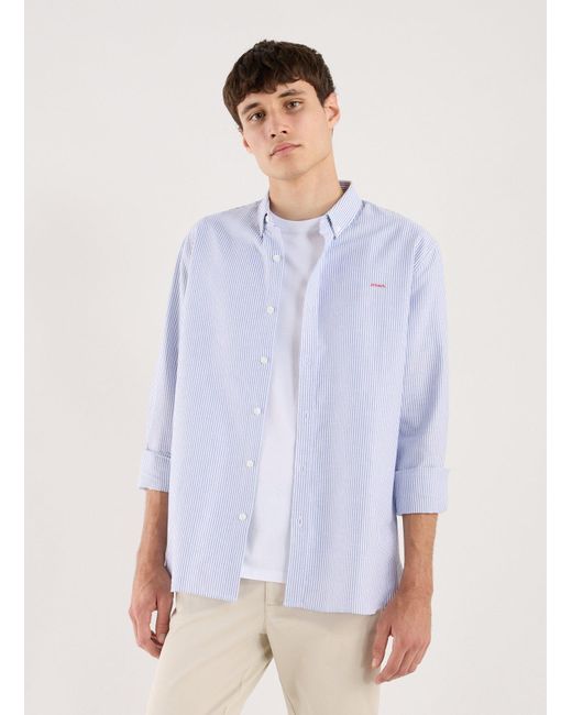 Chemise rayée en coton Maison Labiche pour homme en coloris White