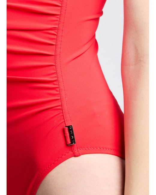 Maillot une pièce Shan en coloris Red