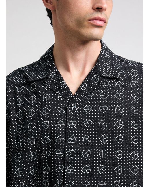 Chemise imprimée en coton Carhartt pour homme en coloris Black