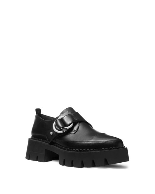 Mocassins en cuir Jade Michael Kors en coloris Black