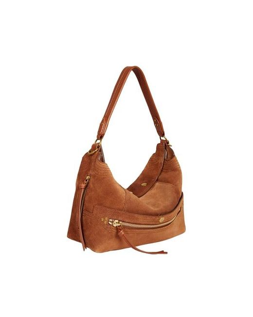 Sac À Main Lucky Hobo En Croûte De Cuir Jérôme Dreyfuss en coloris Brown