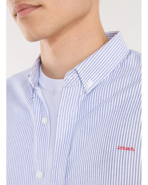 Chemise rayée en coton Maison Labiche pour homme en coloris White