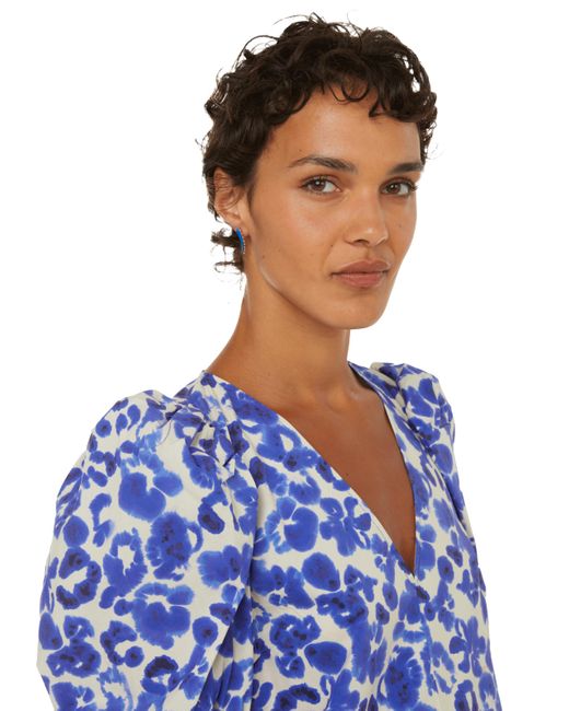 Boucles d'oreille Néon EYE M - ILEANA MAKRI en coloris Blue