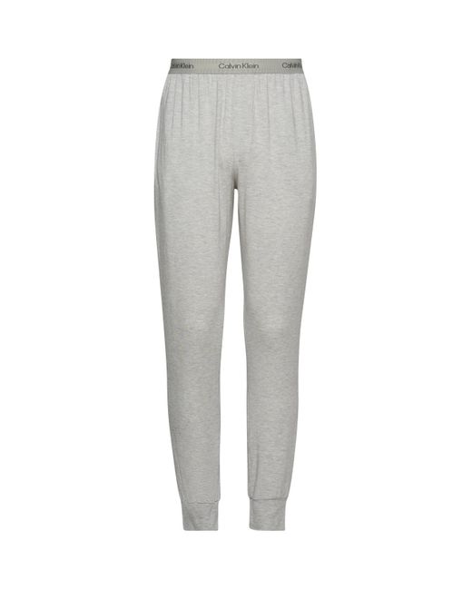Pantalon de pyjama Calvin Klein pour homme en coloris Gray