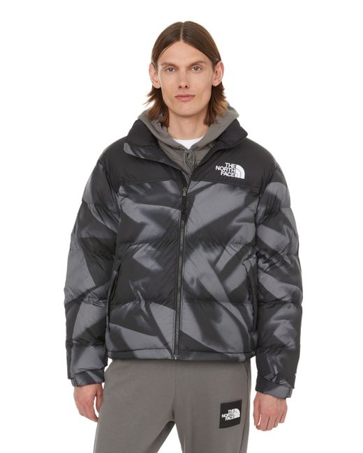 Doudoune imprime The North Face pour homme en coloris Gris Lyst