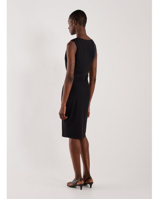 Robe midi en maille Guess en coloris Black