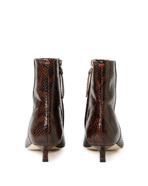 Bottines Sofie en cuir Aeyde en coloris Brown