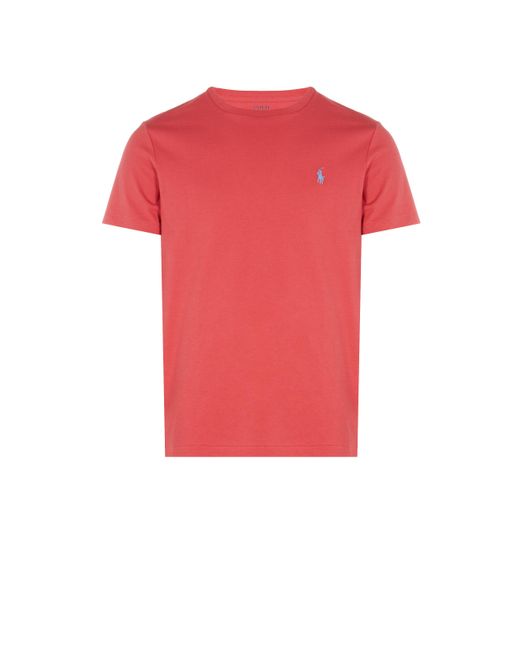 T-shirt en coton Polo Ralph Lauren pour homme en coloris Red