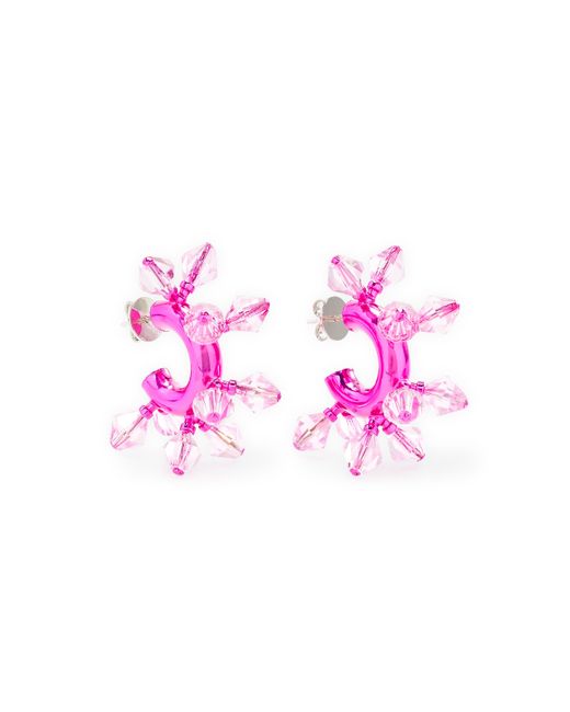 Boucles d'oreille en laiton Hugo Kreit en coloris Pink