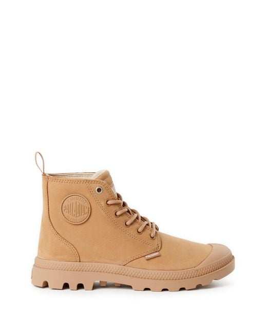 Bottines en daim Palladium en coloris Natural