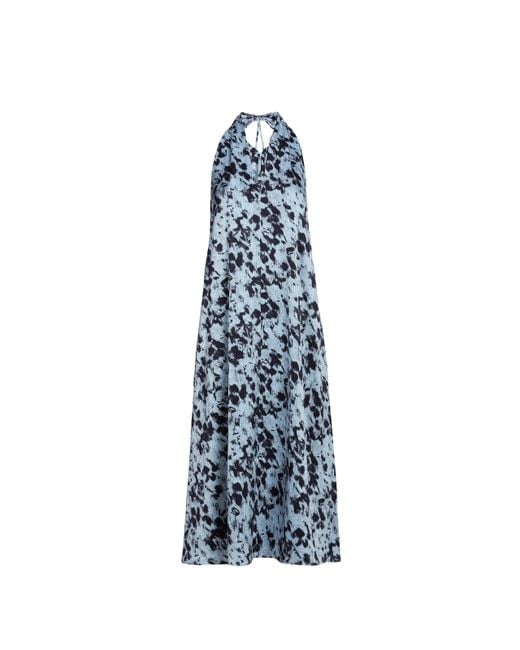Robe longue Sacille Samsøe & Samsøe en coloris Blue