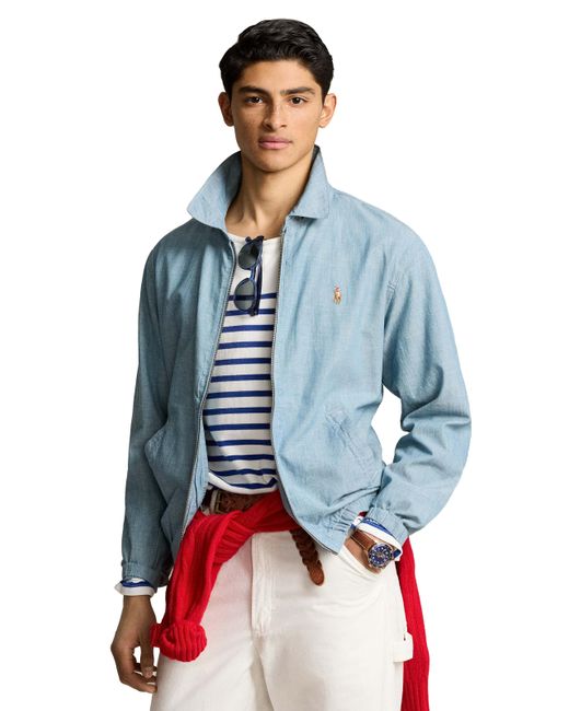 Veste jean en coton Polo Ralph Lauren pour homme en coloris Blue
