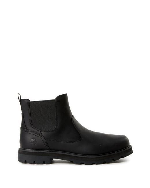 Boots en cuir Timberland pour homme en coloris Black