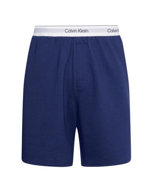 Short de pyjama Calvin Klein pour homme en coloris Blue