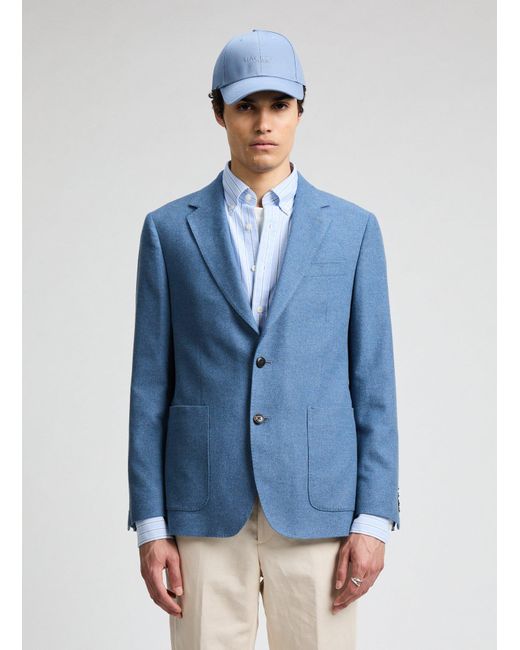 Veste de tailleur droite en coton Hackett pour homme en coloris Blue