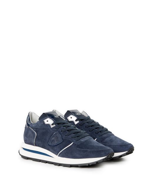 Baskets compensées Philippe Model en coloris Blue