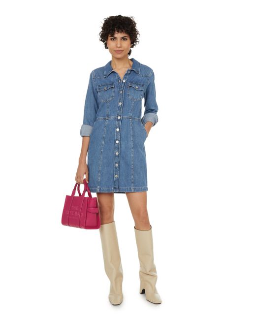 Robe en jean Levi s en coloris Bleu Lyst