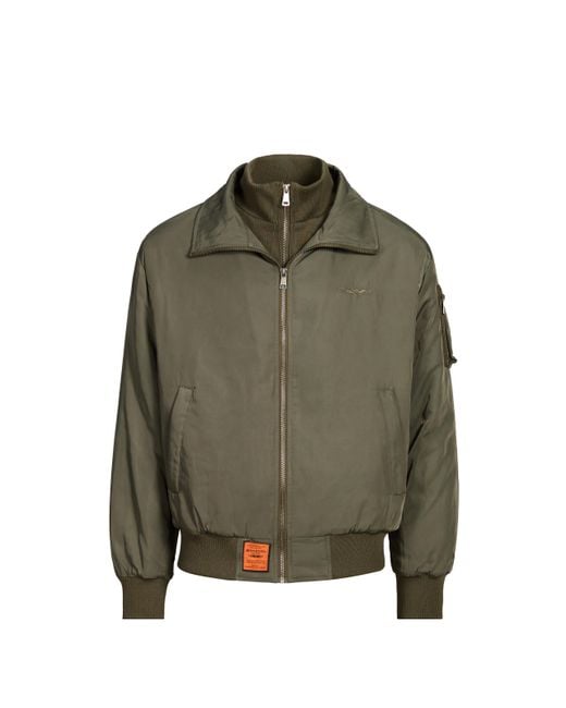 Bomber ample à col montant Bombers Original pour homme en coloris Green