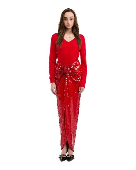 Pull en cachemire AU PRINTEMPS PARIS en coloris Red