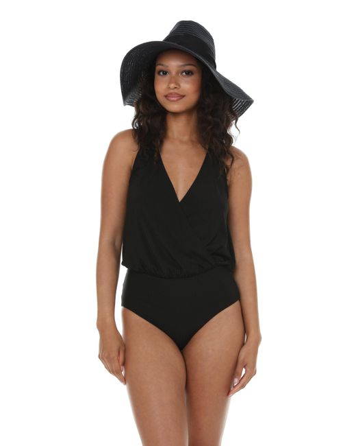 Maillot de bain une pièce Calypso Albertine en coloris Black