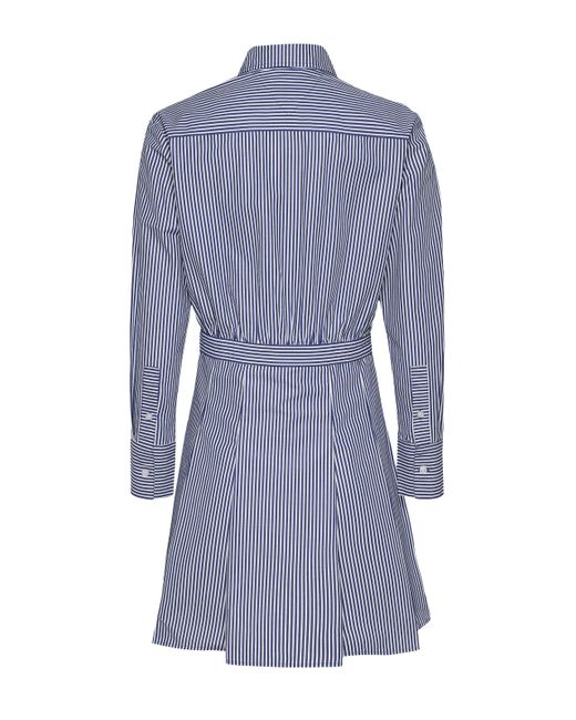 Robe chemise à rayures Tommy Hilfiger en coloris Blue