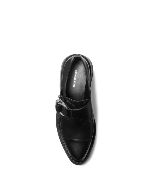 Mocassins en cuir Jade Michael Kors en coloris Black