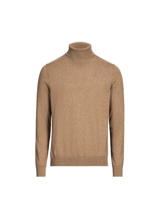 Pull col roulé SELECTED pour homme en coloris Natural