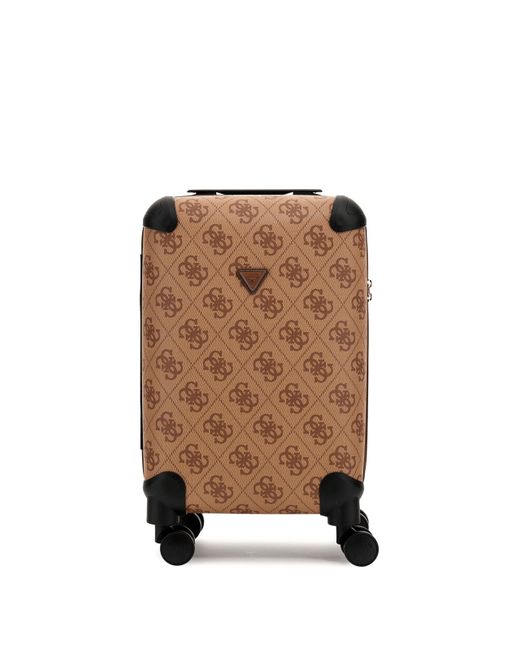 Valise Berta à imprimé monogramme Guess en coloris Brown