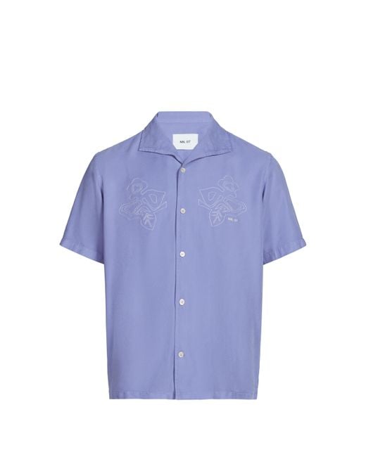 Chemise unie NN07 pour homme en coloris Purple