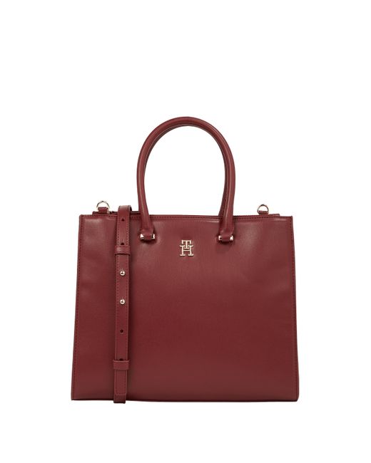 Sac cabas à logo Tommy Hilfiger en coloris Red