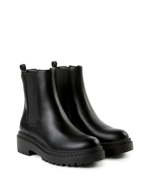 Bottines unies Guess en coloris Black