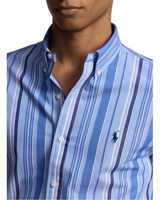 Chemise en coton Polo Ralph Lauren pour homme en coloris Blue