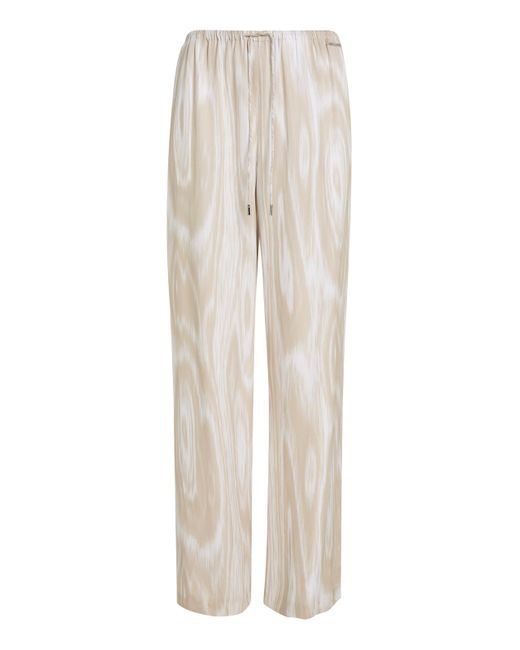 Pantalon droit imprimé Calvin Klein en coloris White