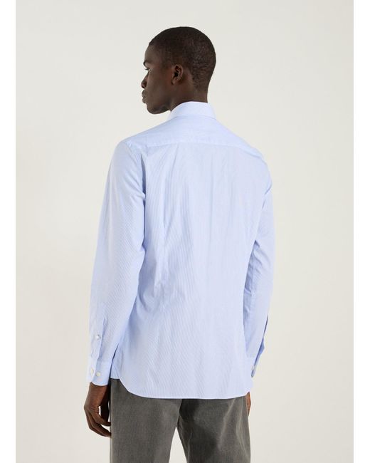 Chemise à rayures en coton Hackett pour homme en coloris Blue