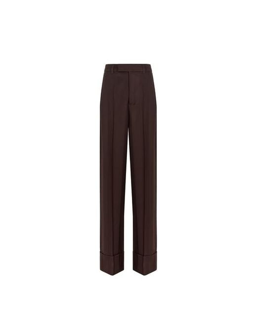 Pantalon large rayé | BITE STUDIOS en coloris Brown