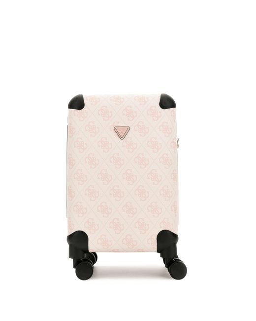 Valise Berta à imprimé monogramme Guess en coloris Natural