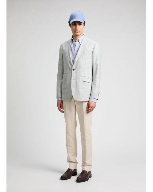 Veste de tailleur en soie et laine Hackett pour homme en coloris Gray