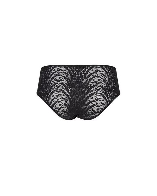 Culotte Taille Haute En Dentelle Wolford en coloris Black