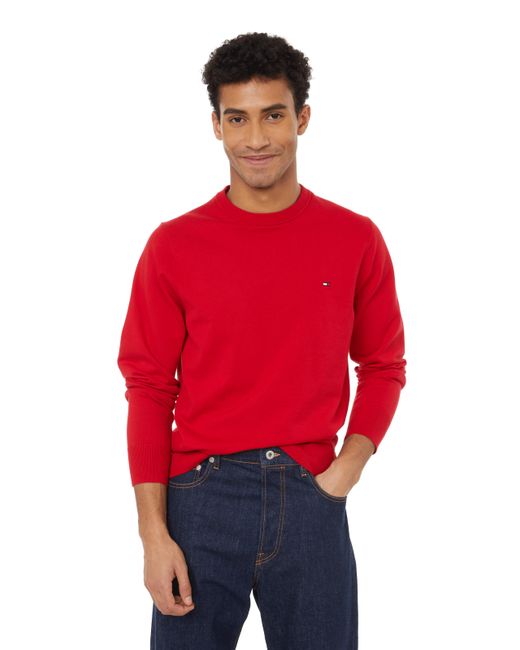 Tommy Hilfiger Iconic 1985 Cotton Jumper in Red for Men | Lyst UK