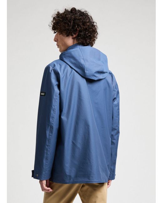 Veste coupe-vent imperméable Aigle pour homme en coloris Blue