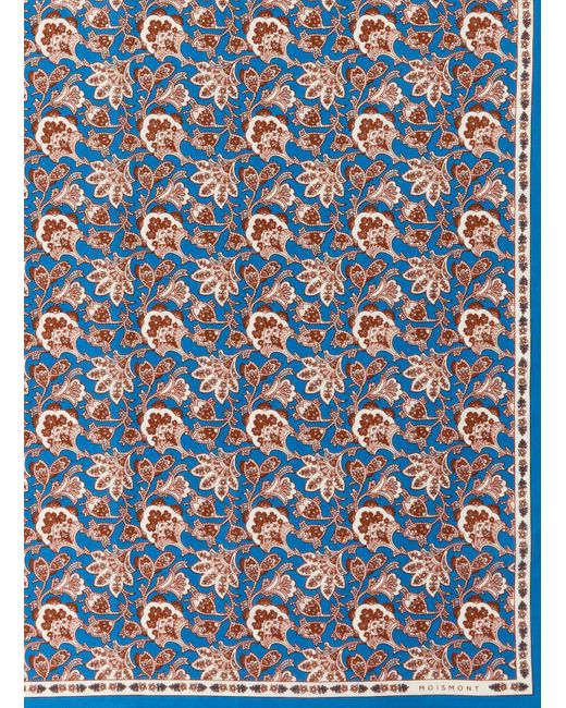 Foulard imprimé en coton Moismont en coloris Blue