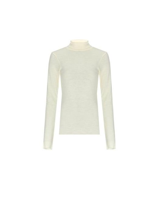 Pull Col Cheminé Ucli En Laine SAISON 1865 en coloris White