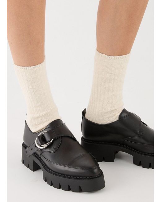 Mocassins en cuir Jade Michael Kors en coloris Black