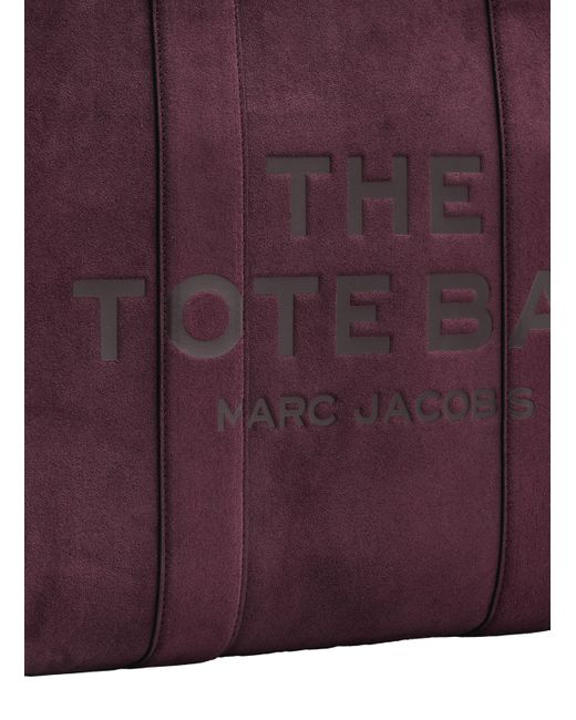 Sac cabas The Suede Large Tote Marc Jacobs en coloris Purple