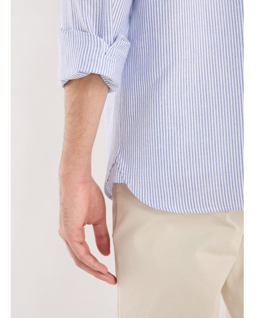 Chemise rayée en coton Maison Labiche pour homme en coloris White