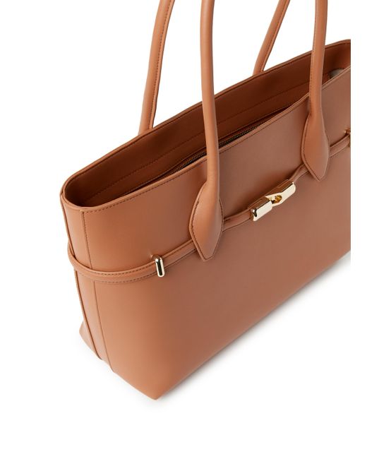 Sac à main Goccia L Furla en coloris Brown