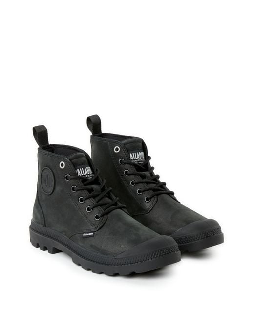Bottines en daim Palladium en coloris Black