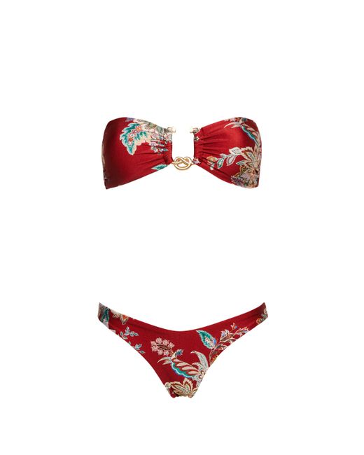 Maillot de bain 2 pièces Zimmermann en coloris Red
