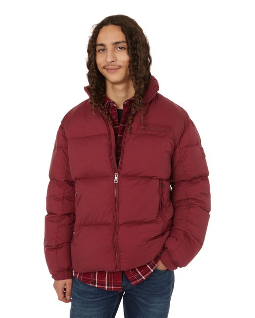 Doudoune New York Puffer Jacket Tommy Hilfiger pour homme en coloris Rouge  | Lyst