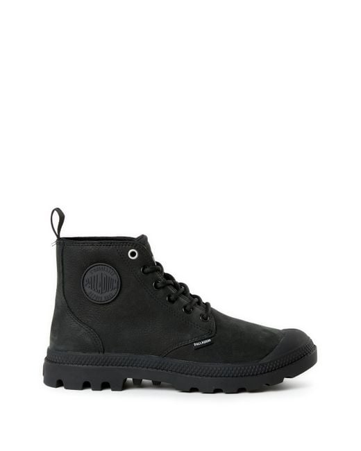 Bottines en daim Palladium en coloris Black